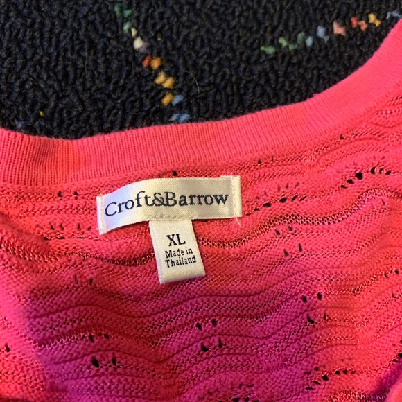 Pink Button Up Tee. - Picture 2 of 3